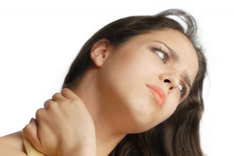 dolore al collo dovuto all'osteocondrosi